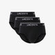 Pack of 3 plain cotton briefs with logo 8H3472-00 031