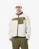 Giacca in pile sherpa color block BH5908 A6I