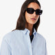Oversized cotton poplin shirt CF0215 FUI