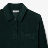 Abito polo oversize in velluto EF5335 YZP