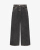 Jeans wide fit a vita alta HF8402 OL5