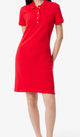 Slim fit polo dress in stretch mini piqué EF5473 ZBG