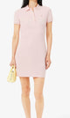 Slim fit polo dress in stretch mini piqué EF5473 ADY