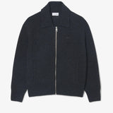 Cardigan in lana con collo alto e zip AH8585 EL6