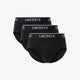 Pack of 3 plain cotton briefs with logo 8H3472-00 NUA 