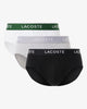 Confezione da 3 slip in cotone tinta unita con logo 8H1293 NUA