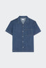 Camicia in denim a collo aperto relaxed fit CH1869 MK9