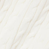 Maglione a righe in maglia a trecce con collo a polo AF0972 70V