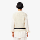 Gilet a trecce in lana AF4005 XFJ