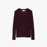 Cardigan in maglia di lana merinos a coste AF4141 3KE