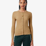 Cardigan in maglia di lana merinos a coste AF4141 GE2