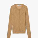 Cardigan in maglia di lana merinos a coste AF4141 GE2