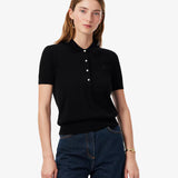Polo regular fit in misto cashmere con bottoni AF8273 031