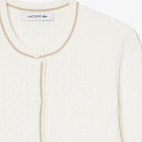 Cardigan a righe in maglia a trecce AH9872 70V