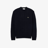 Maglione girocollo a trecce in lana  AH2924 166