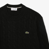 Maglione girocollo a trecce in lana  AH2924 GJP