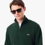 Maglione a collo alto in lana cardata con zip AH3052 YZP