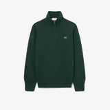 Maglione a collo alto in lana cardata con zip AH3052 YZP