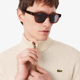 Maglione con zip in lana cardata AH5181 XFJ
