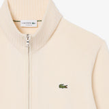 Maglione con zip in lana cardata AH5181 XFJ