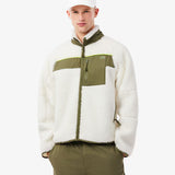 Giacca in pile sherpa color block BH5908 A6I