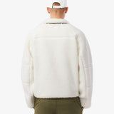 Giacca in pile sherpa color block BH5908 A6I
