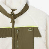 Giacca in pile sherpa color block BH5908 A6I