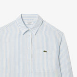 Oversized Striped Linen Shirt CF0054 E7B