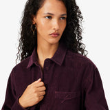 Oversized cotton poplin shirt CF0215 FUI
