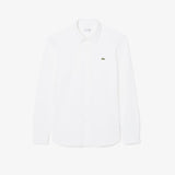 Camicia slim fit in piqué di cotone CH0214 001