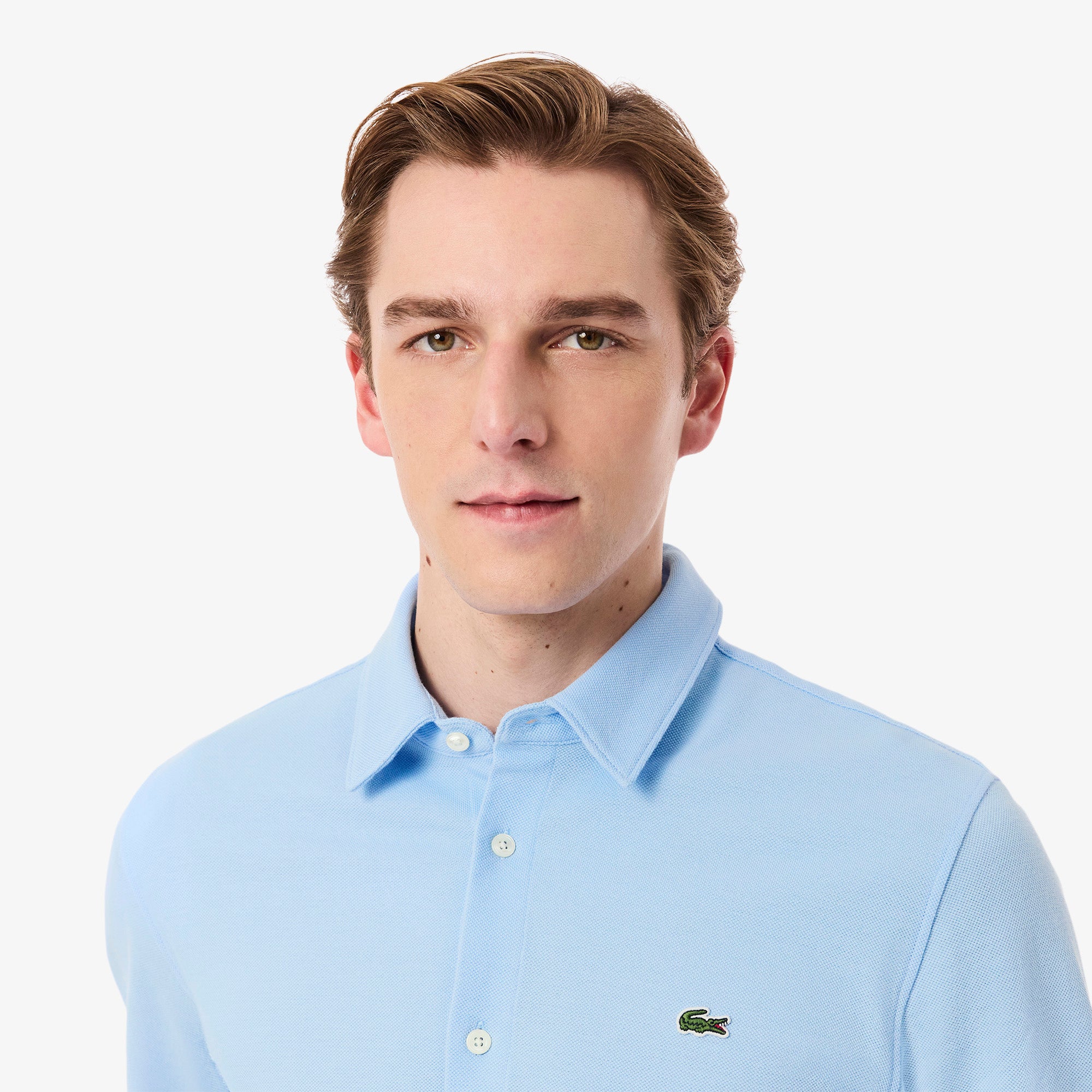 Slim fit cotton piqué shirt CH0214 HBP – La Chemise Slim fit cotton piqué shirt CH0214 HBP – La Chemise