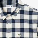 Camicia regular fit in flanella motivo scozzese CH5097 BIR