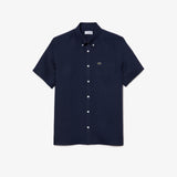 Regular fit short sleeve linen shirt CH5699 166