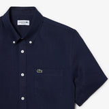Regular fit short sleeve linen shirt CH5699 166