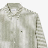 Regular fit striped linen shirt CH6985 ICD