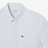 Camicia regular fit in lino a maniche corte CH8061  E7B
