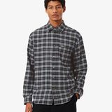 Camicia regular fit in flanella con motivo scozzese CH8825 I7U