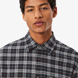 Camicia regular fit in flanella con motivo scozzese CH8825 I7U