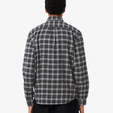 Camicia regular fit in flanella con motivo scozzese CH8825 I7U