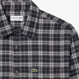 Camicia regular fit in flanella con motivo scozzese CH8825 I7U