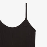 Maxiabito in cotone a coste con spalline EF0966 3LA