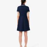 Abito skater elasticizzato con collo a polo EF5288 3UI