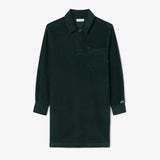 Slim fit polo dress in stretch mini piqué EF5473 107