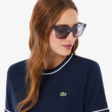 Abito t-shirt in jersey con bordo a contrasto EF9855 3UI