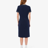 Abito t-shirt in jersey con bordo a contrasto EF9855 3UI