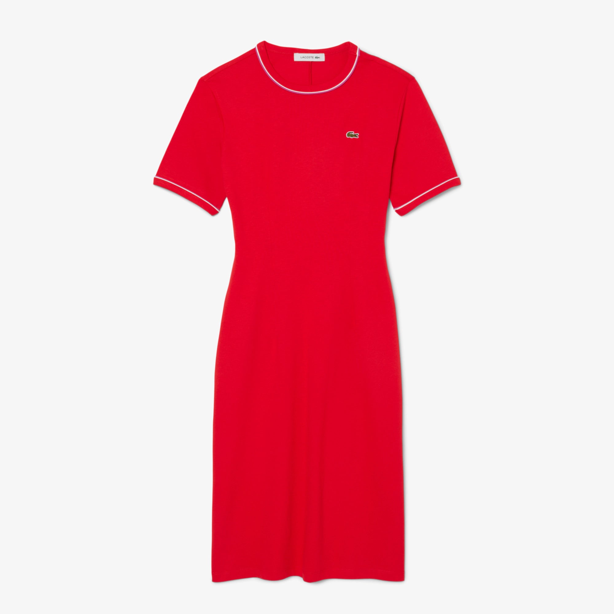 Jersey T-shirt Dress with Contrast Trim EF9988 CUI 