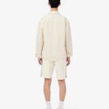 Shorts in tessuto felpato regular fit color block GH0893 3RR
