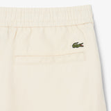 Shorts regular fit in twill di misto lino GH2628 056