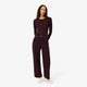 Pantaloni donna taglio ampio in velluto a coste HF5346 3KE