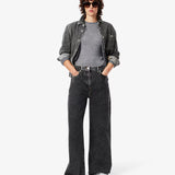 Jeans wide fit a vita alta HF8402 OL5